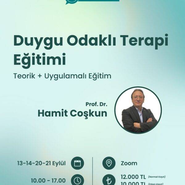 DUYGU ODAKLI TERAPİ EĞİTİMİ (EYLÜL 2025)