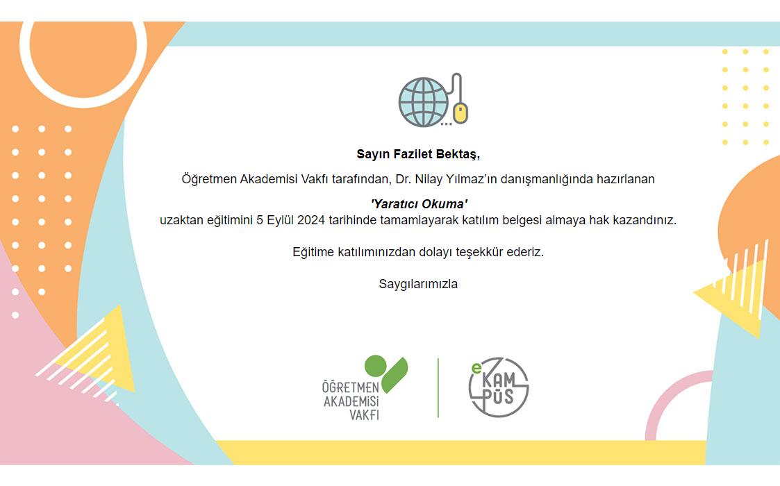 Yaratıcı Okuma Image Description